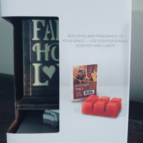 Scentsationals Tin Wall Plugin Warmer Faith Hope Love NIB - Picture 7 of 9